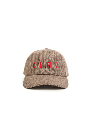 Clare V. Wool Ciao Baseball Hat Taupe