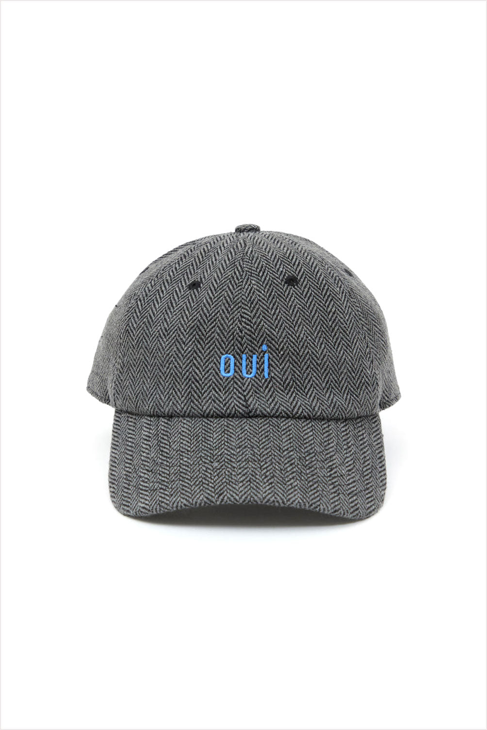 Clare V Oui Wool Baseball Hat Black/White