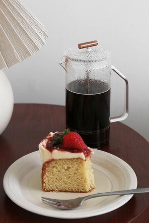 Glass French Press Clear