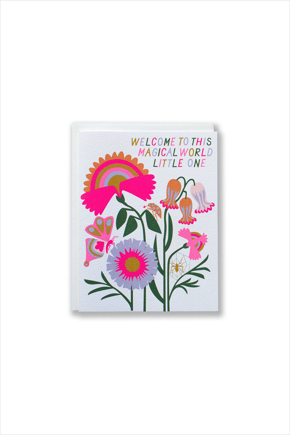 Welcome To This Magical World Baby Note Card