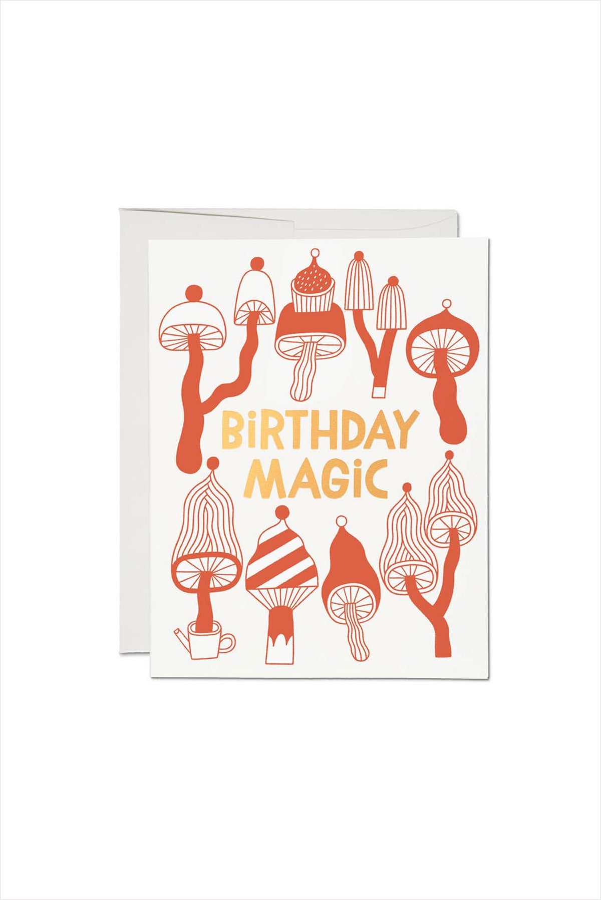 Mushroom Magic Birthday Greeting Card