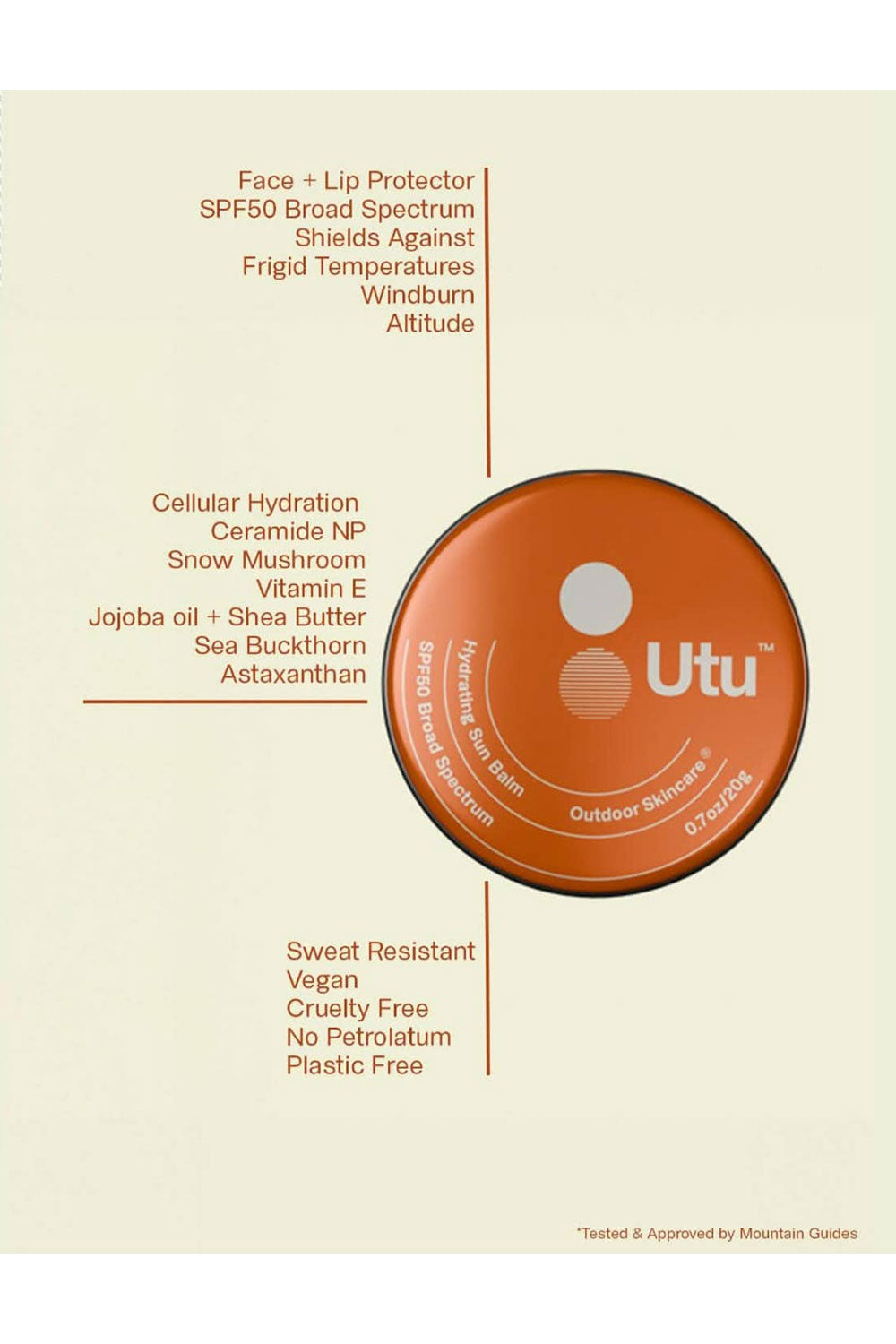 SPF50 Hydrating Sun Balm Face &amp; Lip Protector