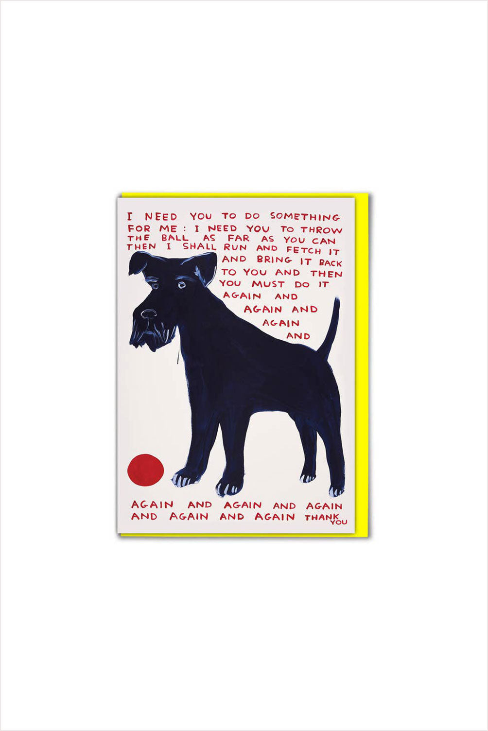 Do Something for Me Card