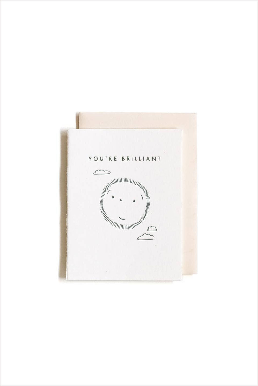 You&#39;re Brilliant Sun Mini Card