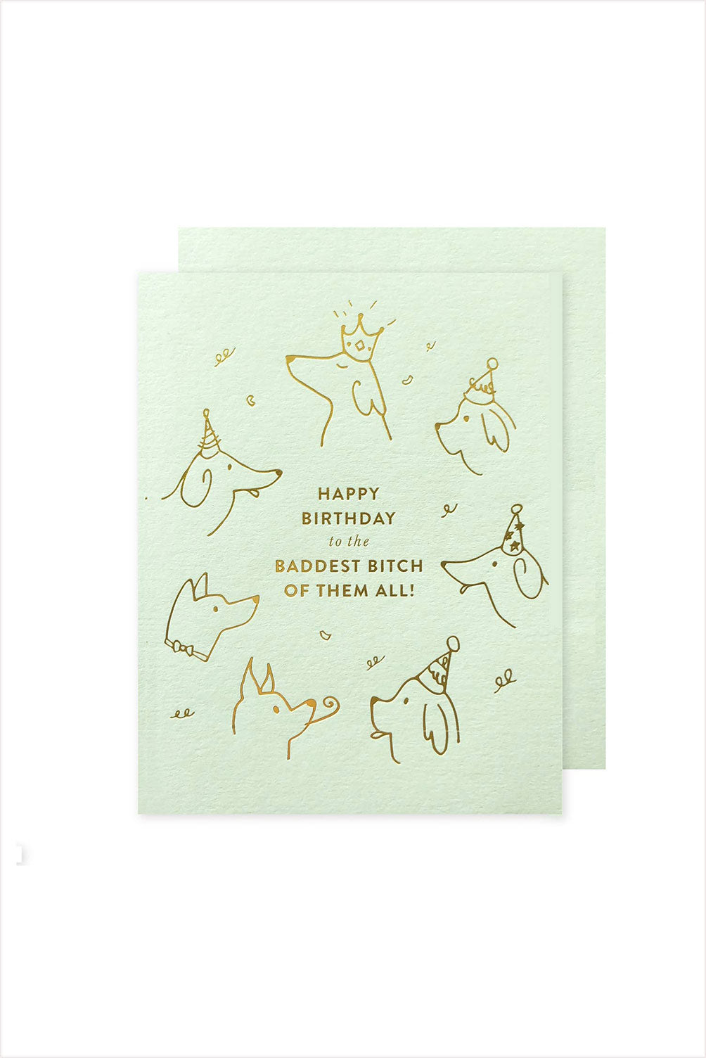 Baddest B*tch Birthday Card