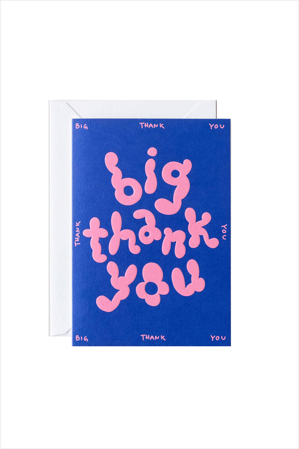 Big Thank You Blue Card