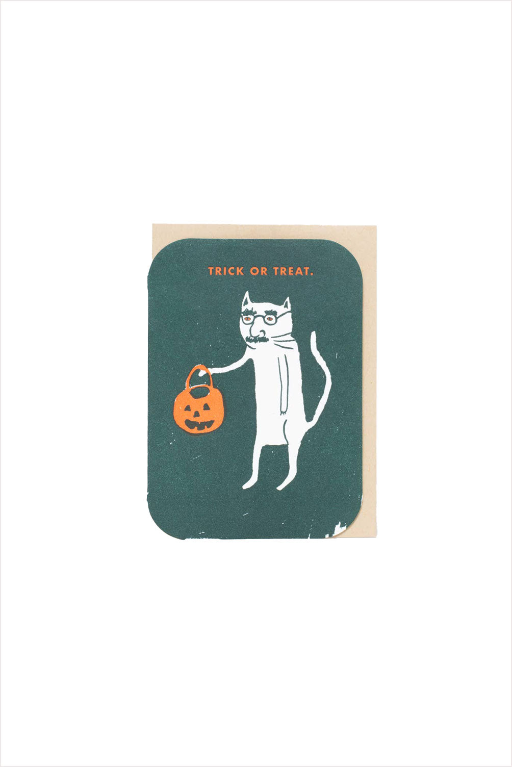 Trick or Treat Costume Cat Card