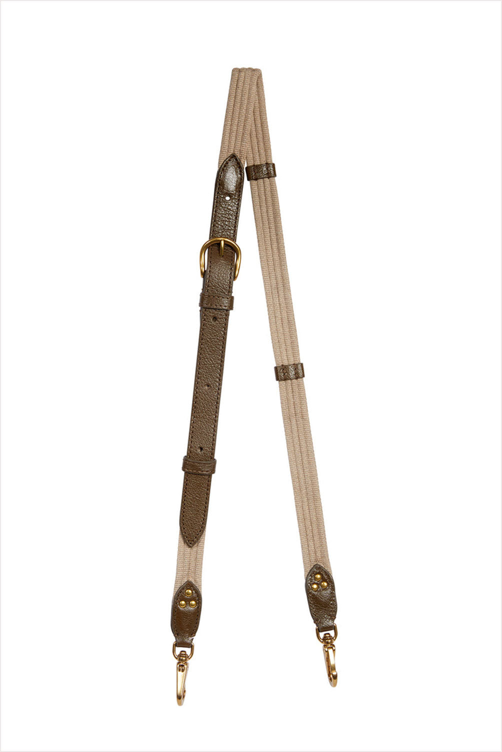 Jerome Dreyfuss Bandouliere Sangle Fine Kaki