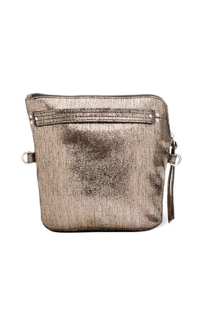 Jerome Dreyfuss Lucky Pochette Lame Champagne