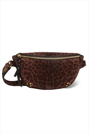 Jerome Dreyfuss Lino banane Imprime Leopard Natural