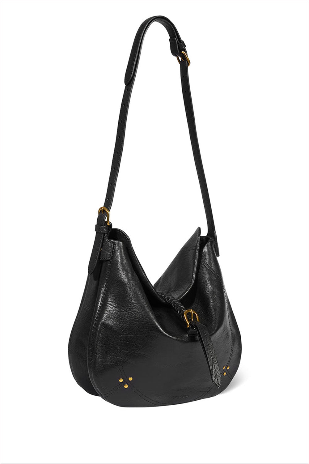 Jerome Dreyfuss Luis Goatskin Noir Graine