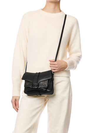 Jerome Dreyfuss Harry S Goatskin Noir Graine