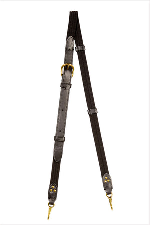 Jerome Dreyfuss Bandouliere Sangle Large Noir Brass