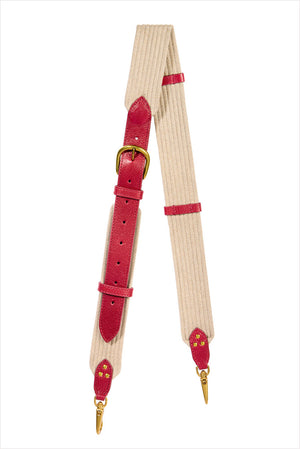 Jerome Dreyfuss Bandouliere Sangle Large Carmin