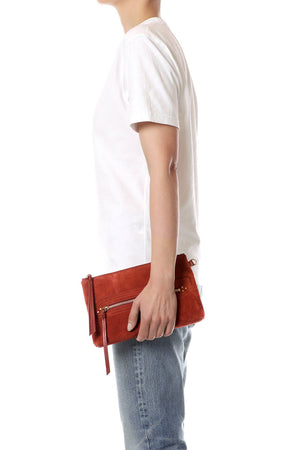 Jerome Dreyfuss Lucky Clutch L Rouille