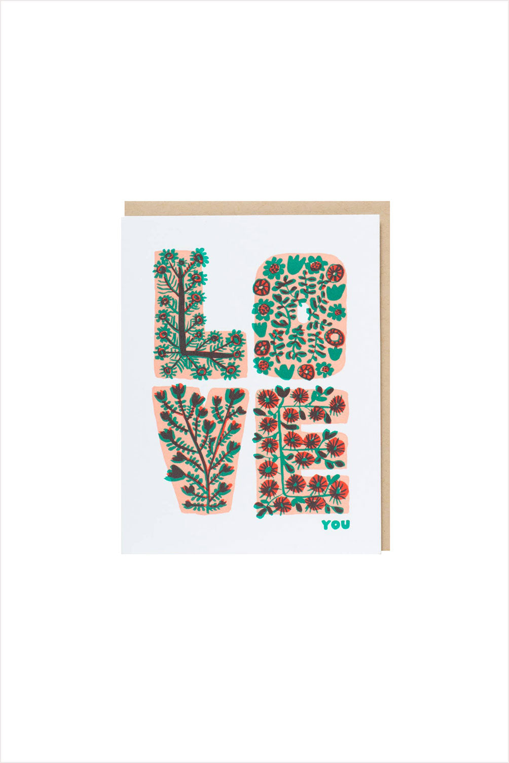 Floral Love You Card