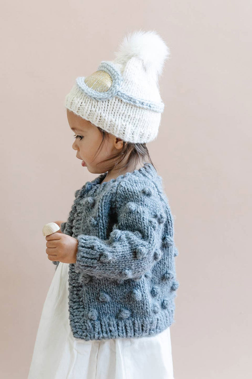 Ski Goggles Beanie Cream