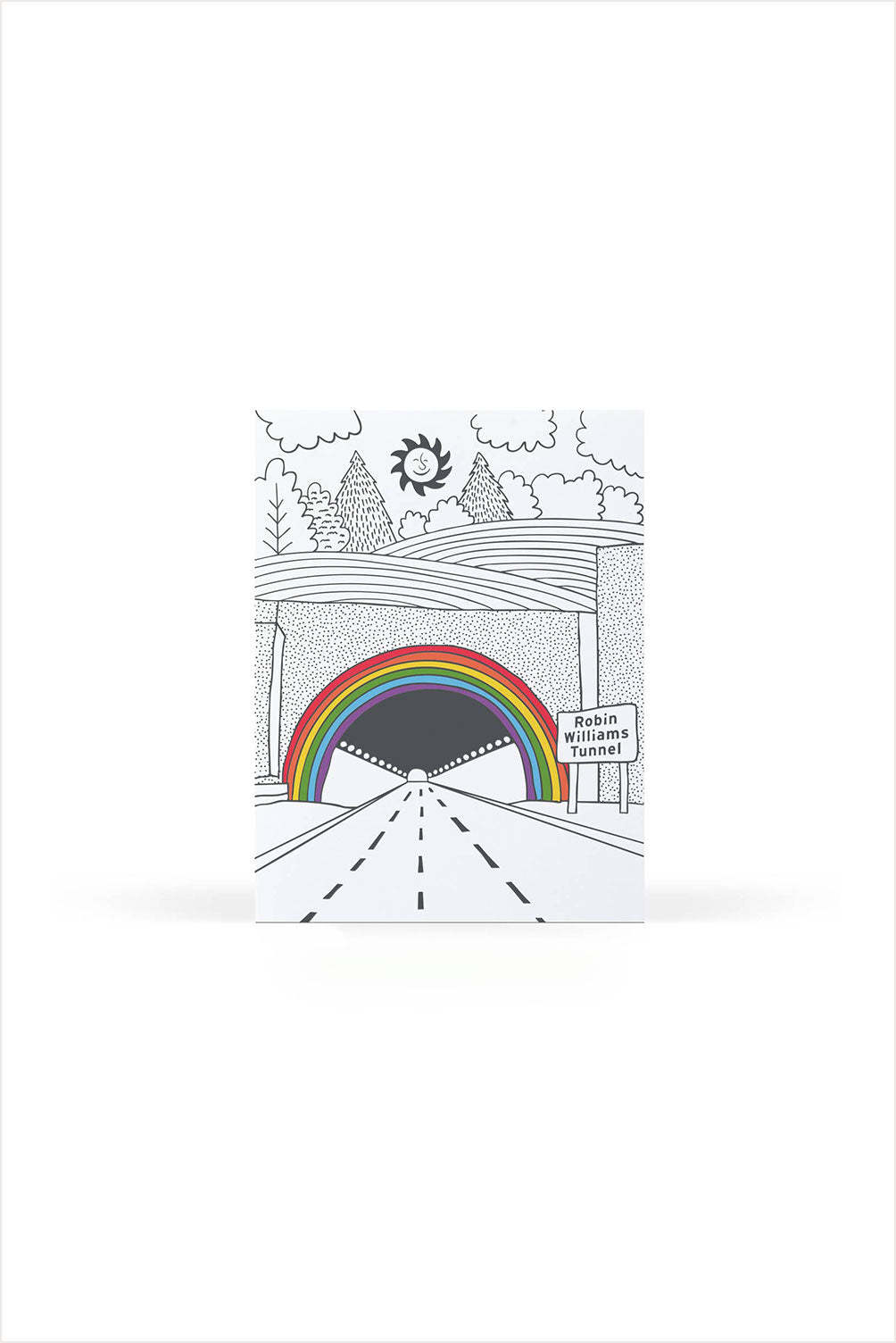 Robin Williams Tunnel Greeting Card