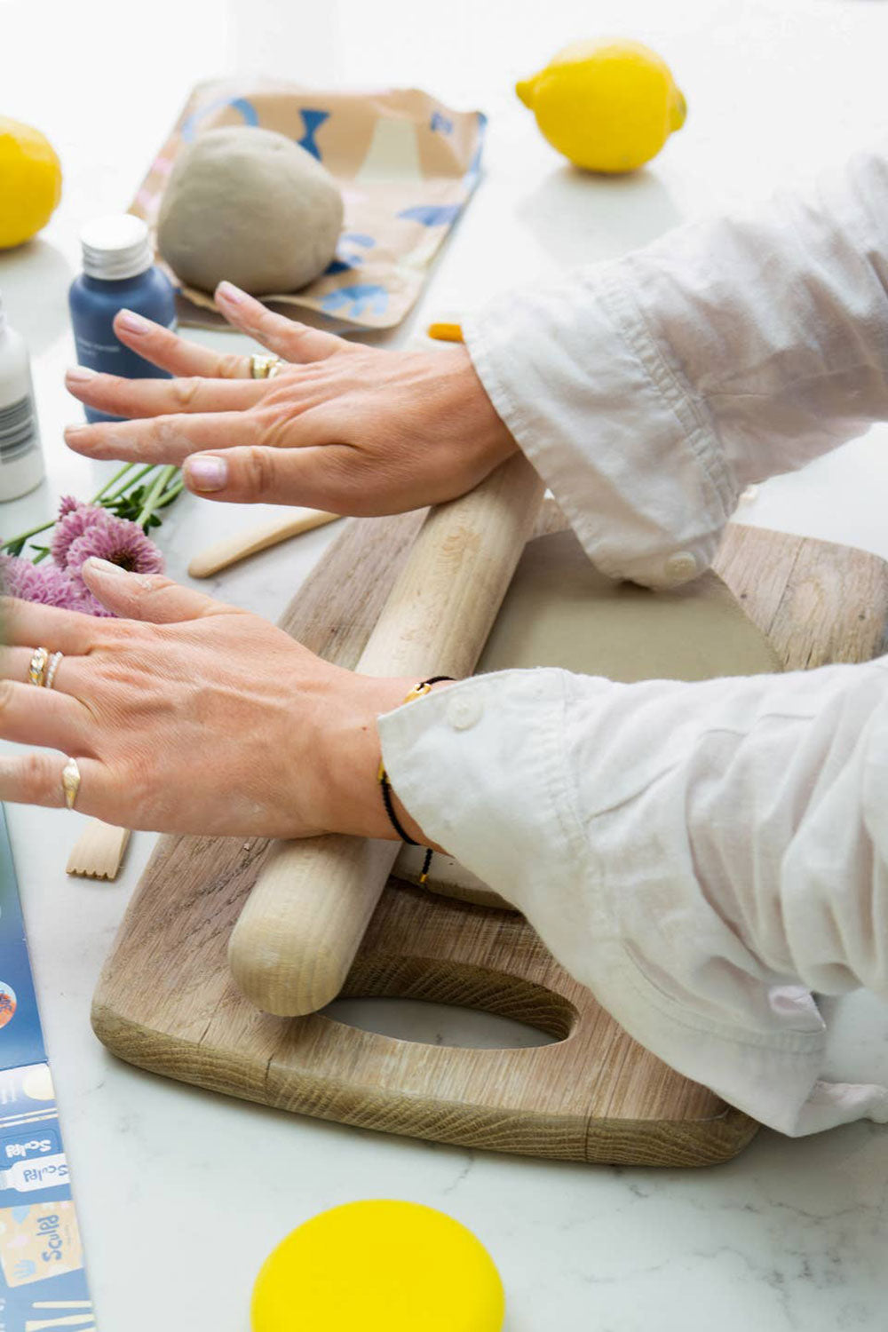 Sculpd Air Dry Clay Home Pottery Kit