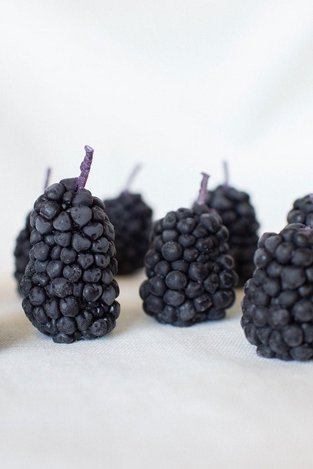 Beeswax Blackberry Birthday Candles - 10 Pack