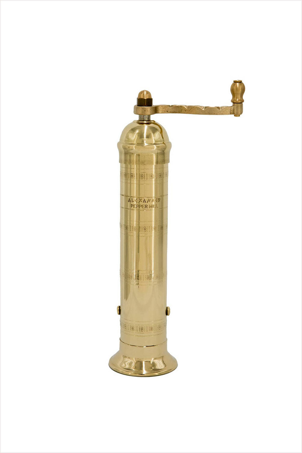 Alexander Brass Pepper Mill 9&quot;