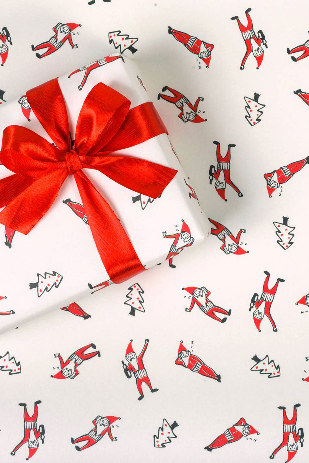 Lazy Santa Wrapping Paper