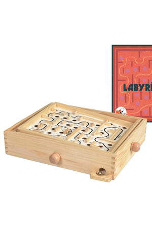 Wooden Labyrinth Game