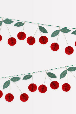 Cherry Honeycomb Garland