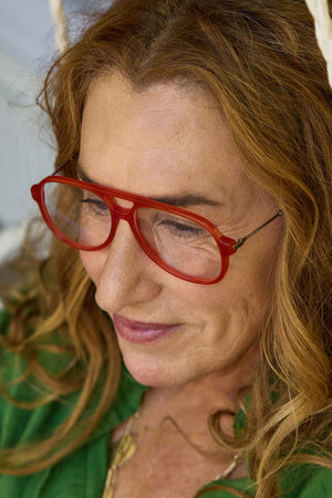 Aviadora Reading Glasses Polished Vitamin A
