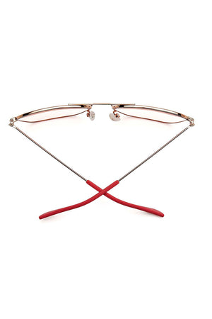Hooper Reading Glasses Polished Rose Gold