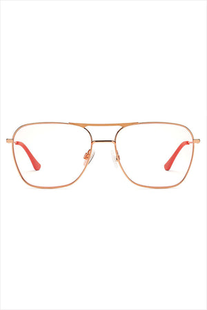 Hooper Reading Glasses Polished Rose Gold