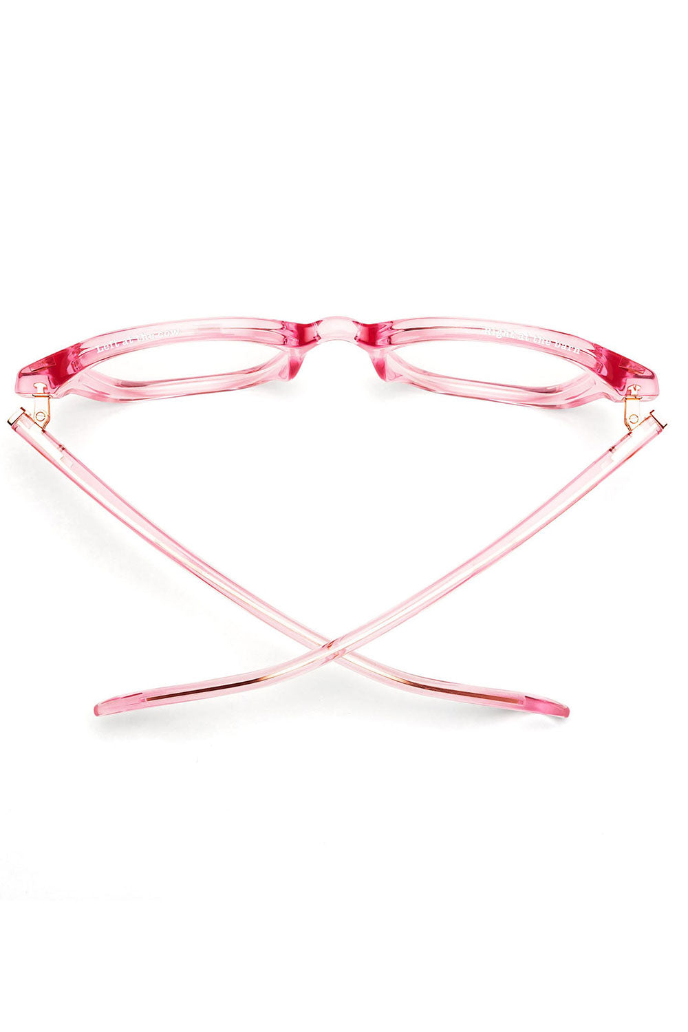 Kincaid Reading Glasses Polished Clear Pink