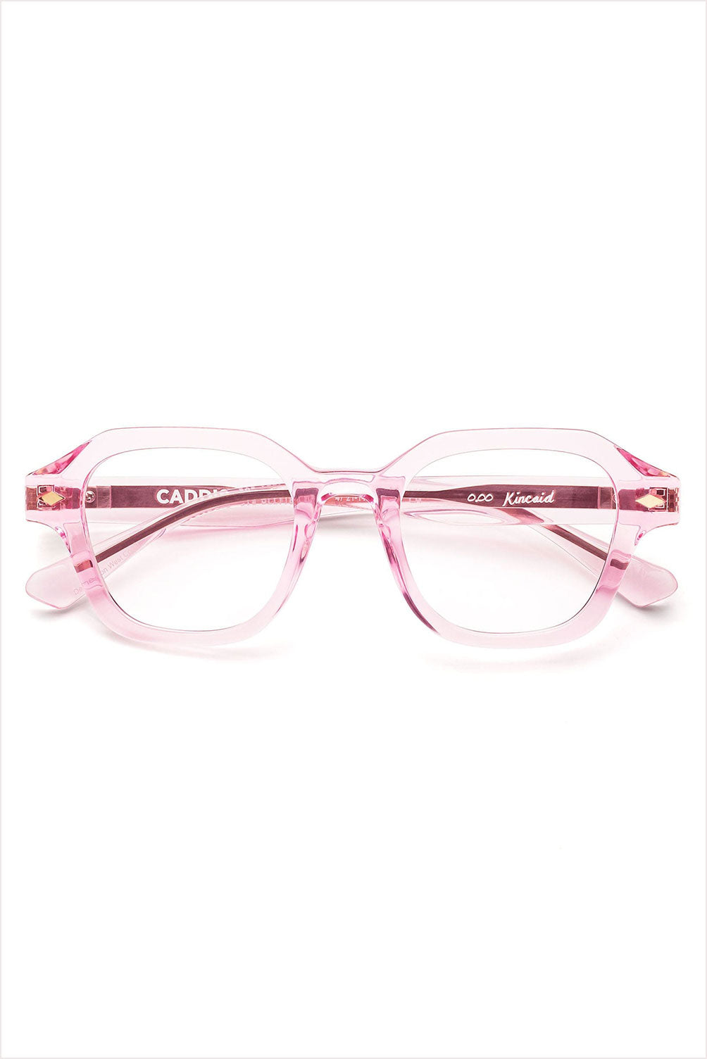 Kincaid Reading Glasses Polished Clear Pink