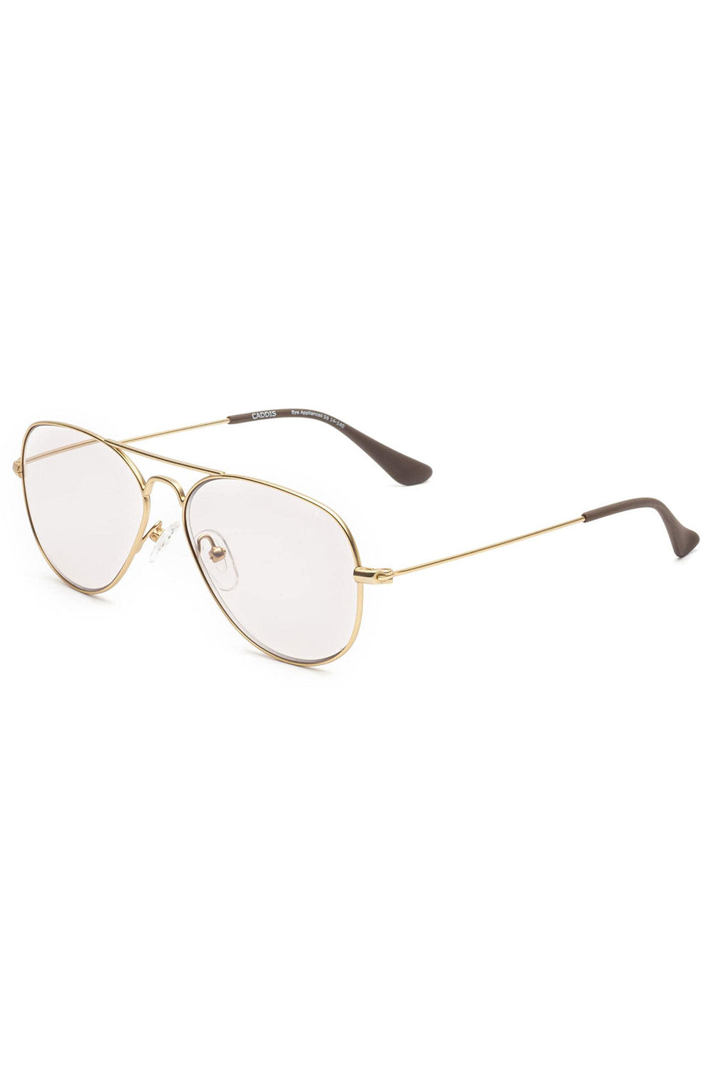 Mabuhay Reading Glasses Matte Gold Charcoal