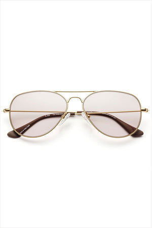 Mabuhay Reading Glasses Matte Gold Charcoal