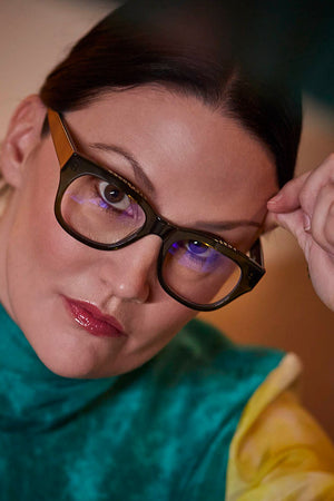 Miklos Reading Glasses Heritage Green