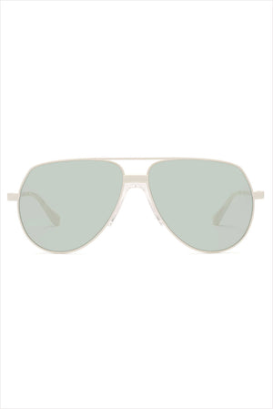 Montoya Reading Glasses Vintage White Light Green