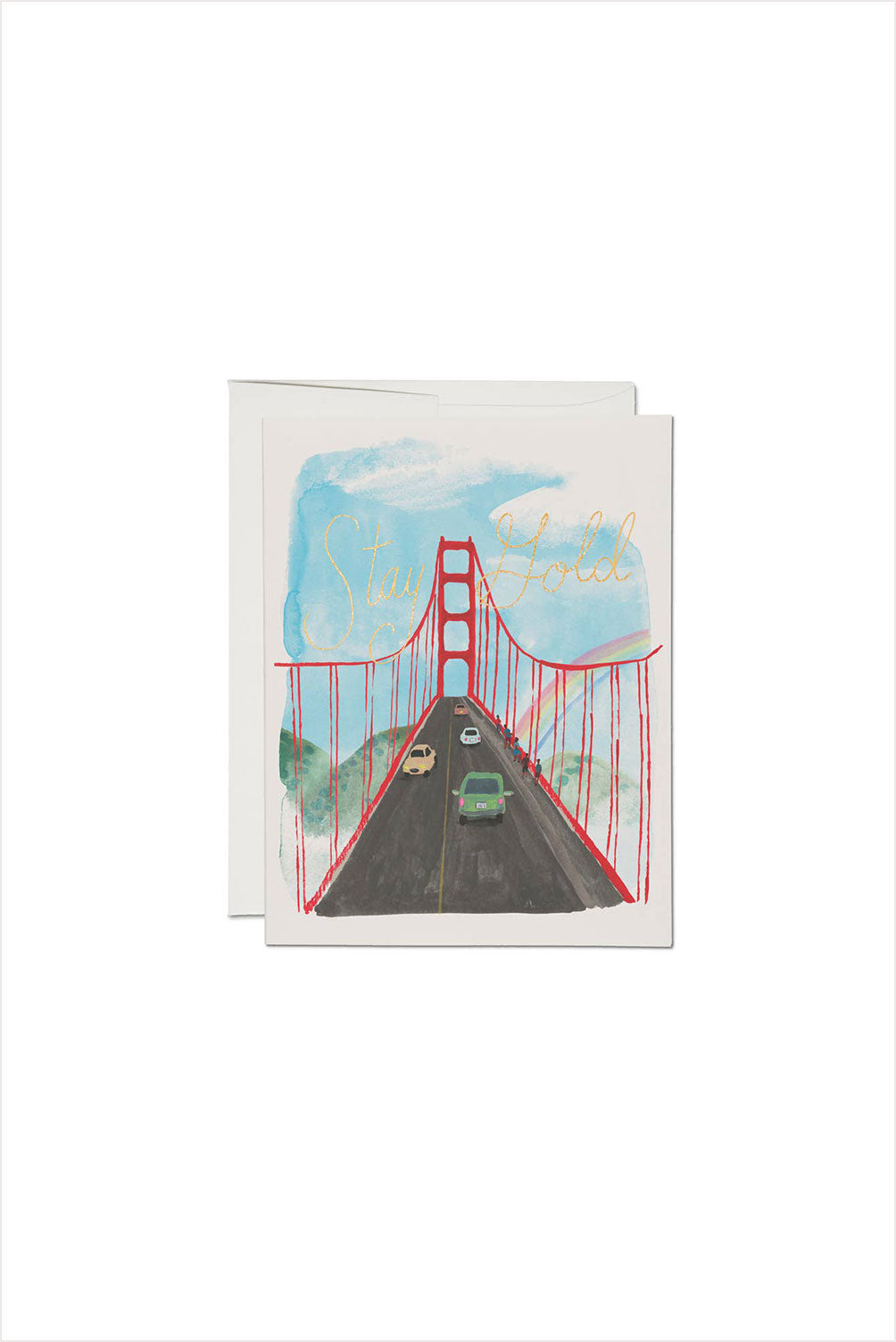 Golden Gate Bridge Encouragement Greeting Card
