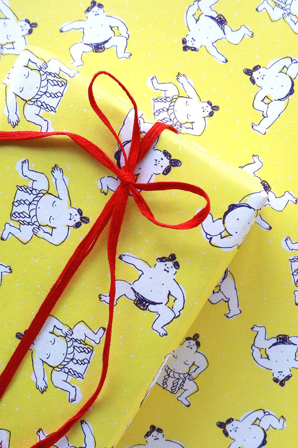 Sumo Wrestler Wrapping Paper