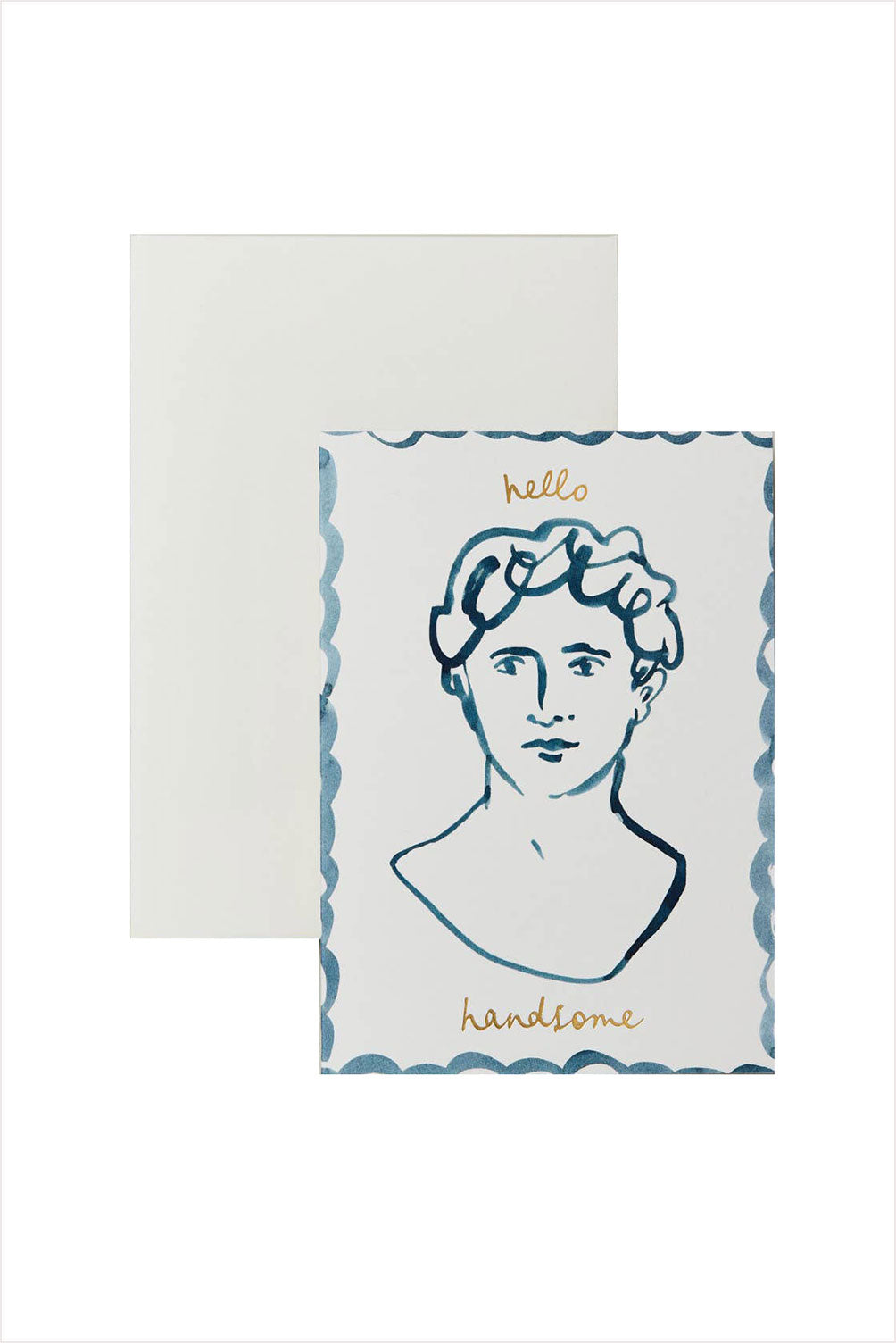 Portrait Hello Handsome Card