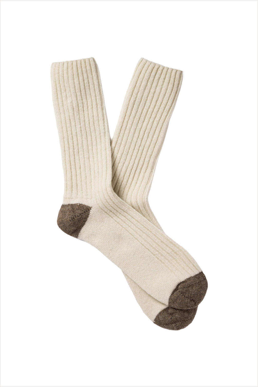 Women's Recycled Wool Socks Ecru