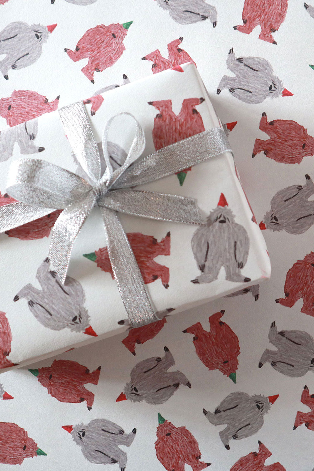 Party Yeti Wrapping Paper