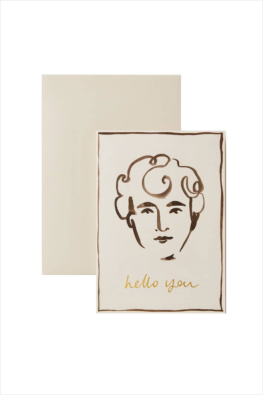Portrait Hello You Card