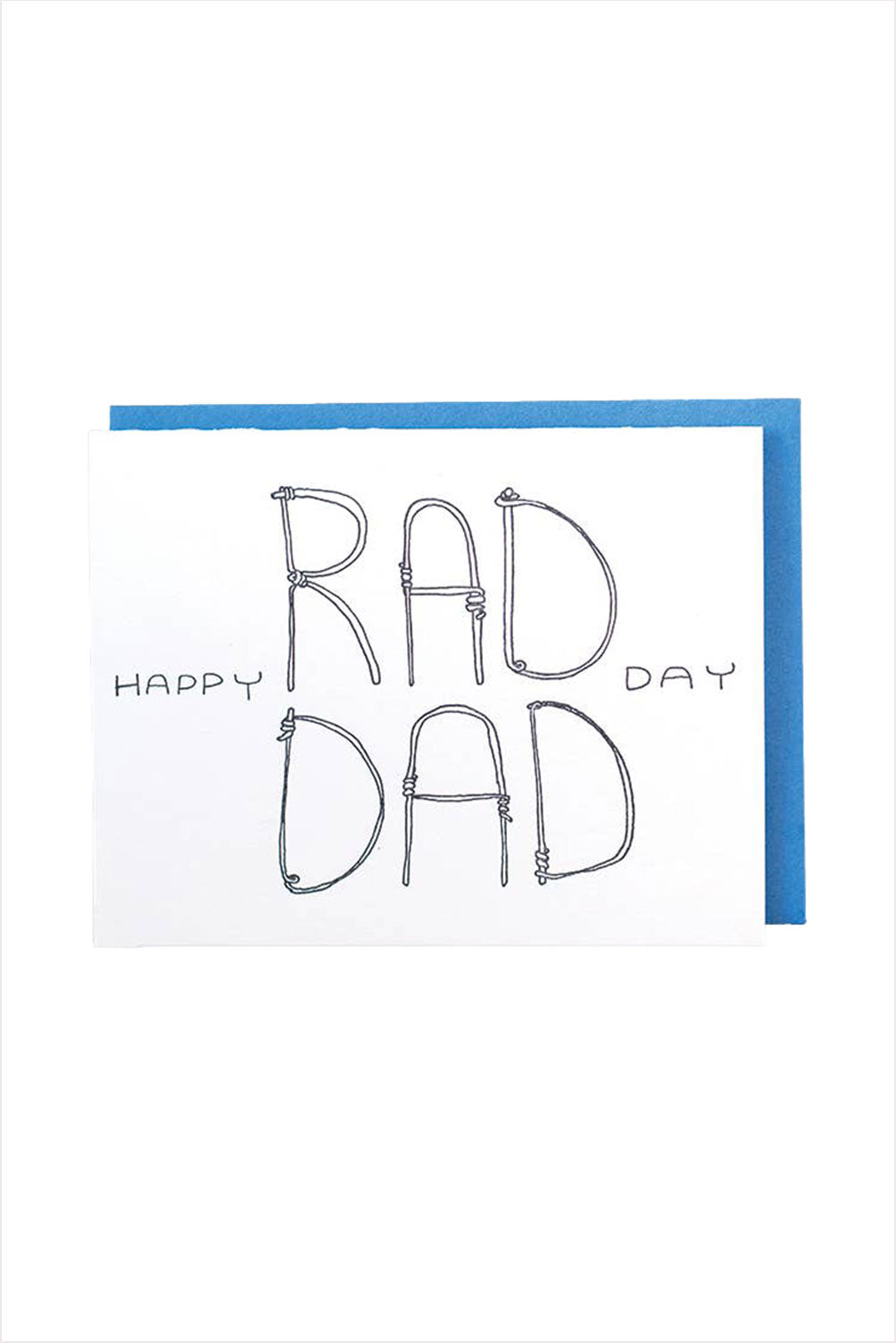 Rad Dad Letterpress Card