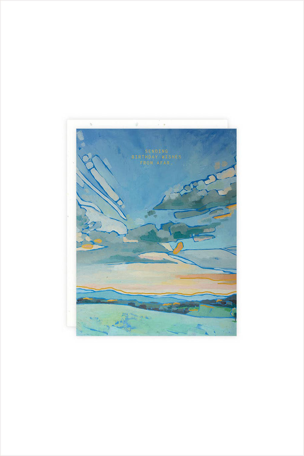 Wishes from Afar Birthday Card