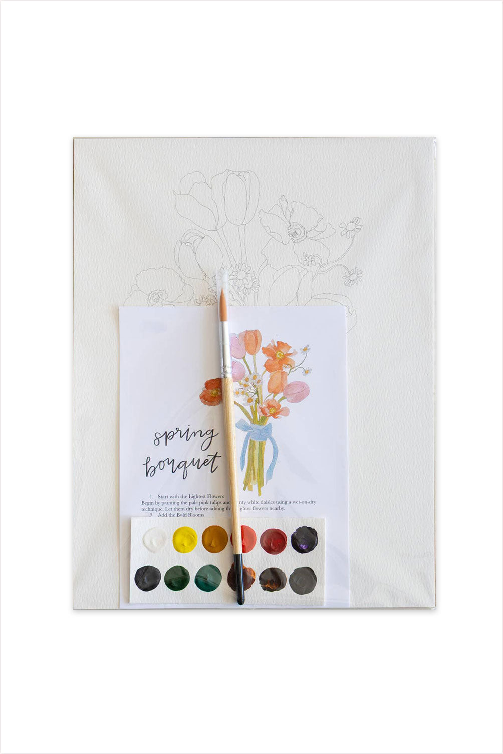 Spring Bouquet Watercolor Kit