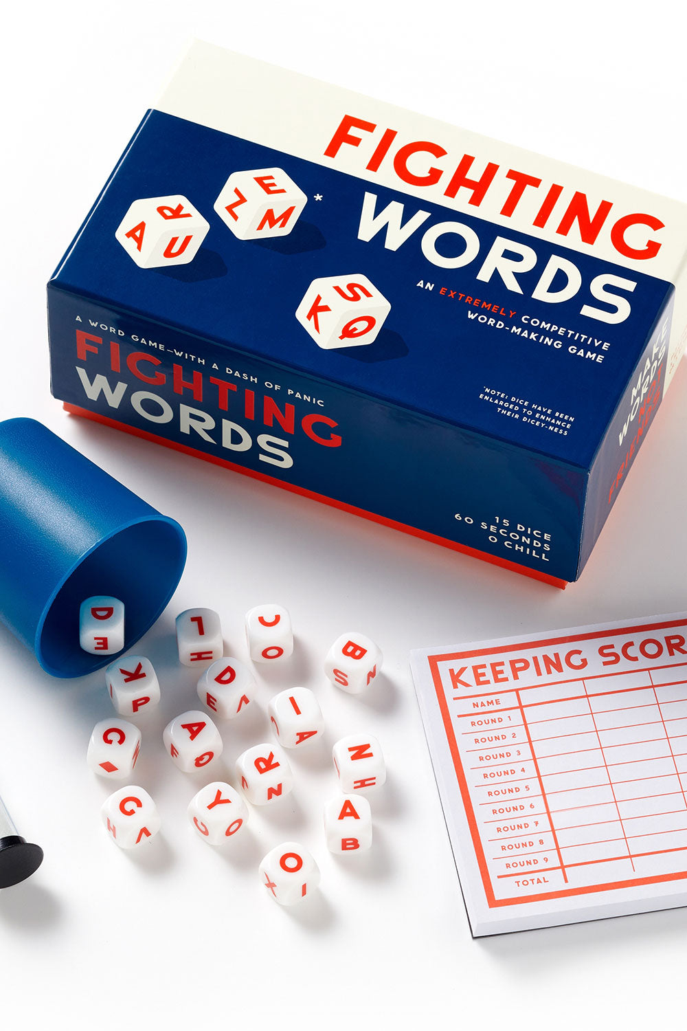 Brass Monkey Fighting Words Dice Game