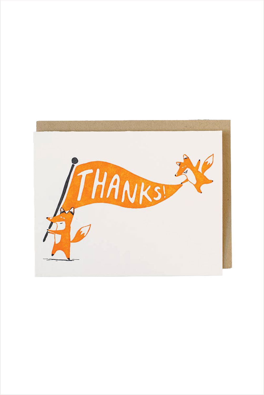 Foxy Thanks Card