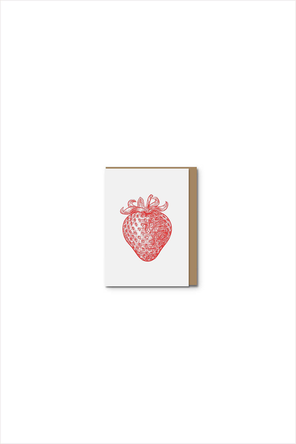 Mini Strawberry Greeting Card