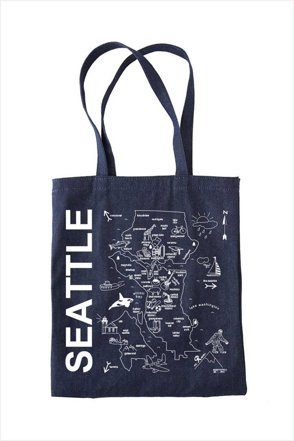 Seattle Denim Tote